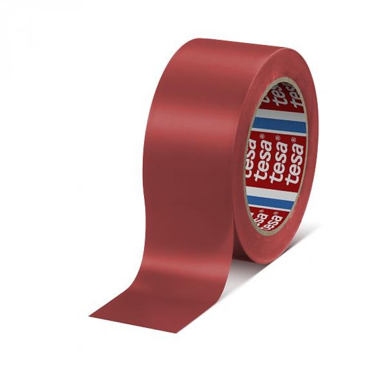 tesa® 60760 rot Bodenmarkierungs- & Warnband | hanak-trade.de