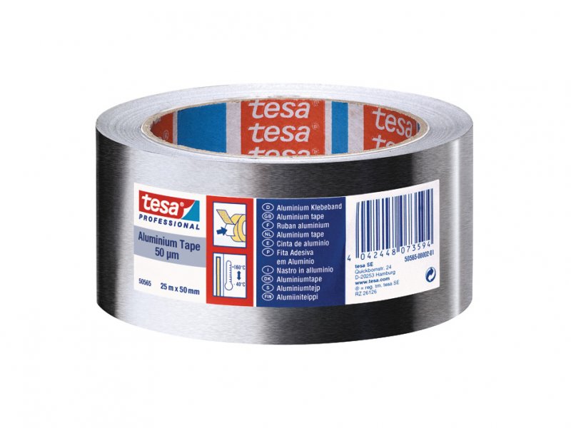 tesa® 50565 PV0  aluminium tape without liner 50µm | hanak-trade.com