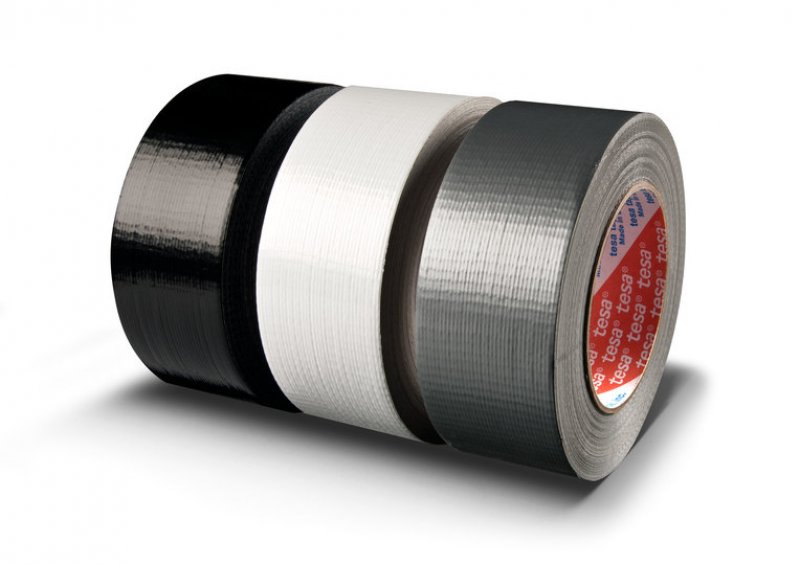 tesa® 4613 šedostříbrná textilní duct tape páska | hanak-trade.cz