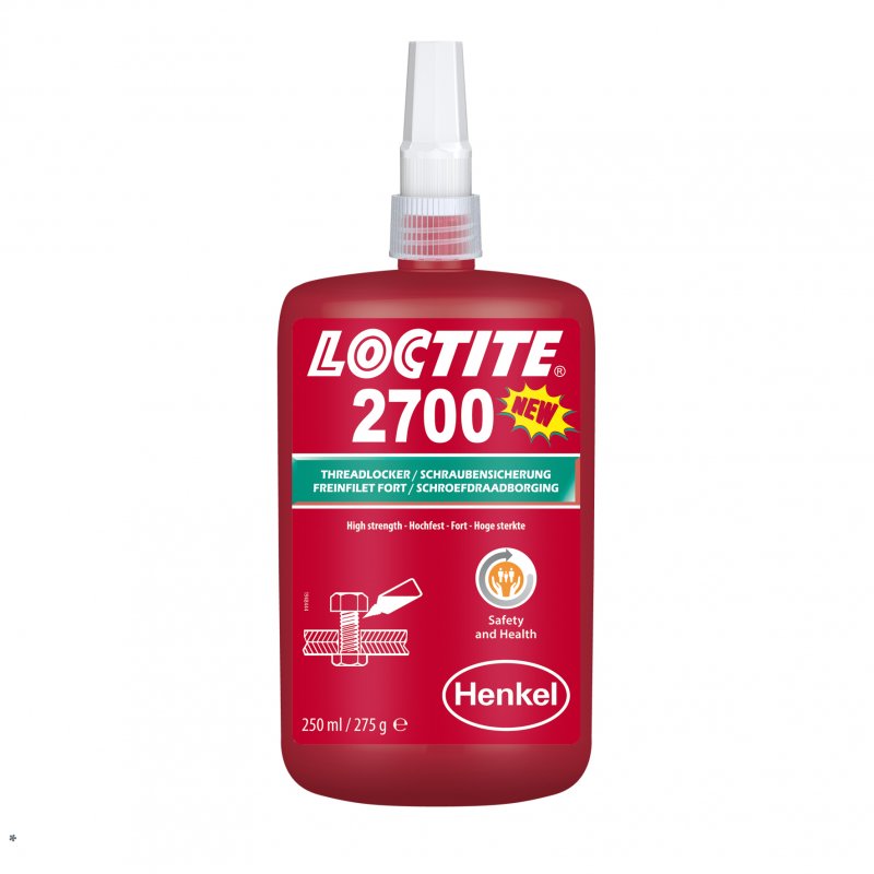 Loctite 2700 Zajišťovač šroubů VP - BOZP - 250 ml | hanak-trade.cz