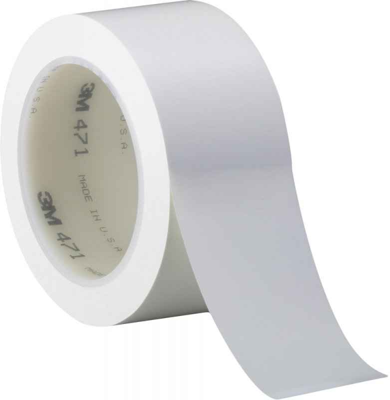 3M 471 PVC lepicí páska, bílá | hanak-trade.cz