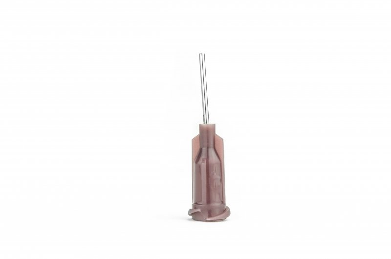 Stainless steel dispensing tip, 12,7mm, brown 19G | hanak-trade.com