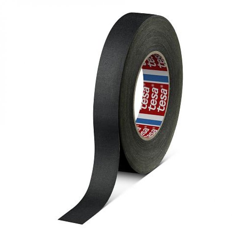 tesa® 4541 black cloth tape | hanak-trade.com