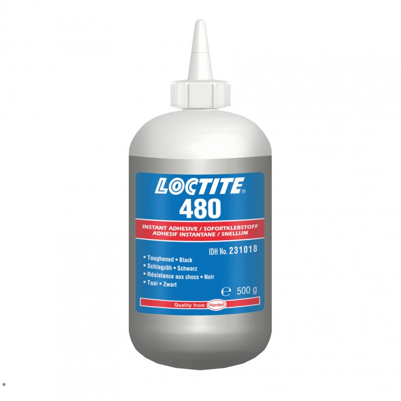 Loctite 480   Vteřinové lepidlo pružné - 500 g | hanak-trade.cz