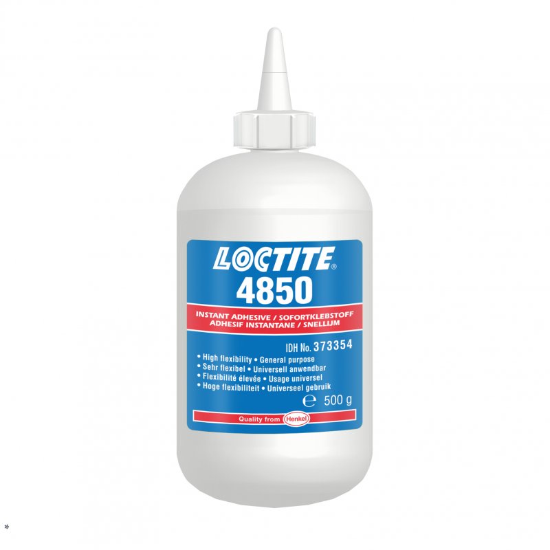 Loctite 4850 Vteřinové lepidlo pružné, čiré - 500 g | hanak-trade.cz