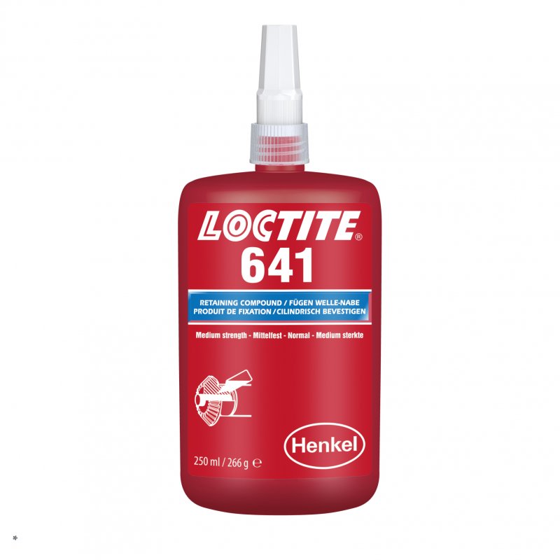 Loctite 641   RETAINER - Medium strength - 250 ml | hanak-trade.com