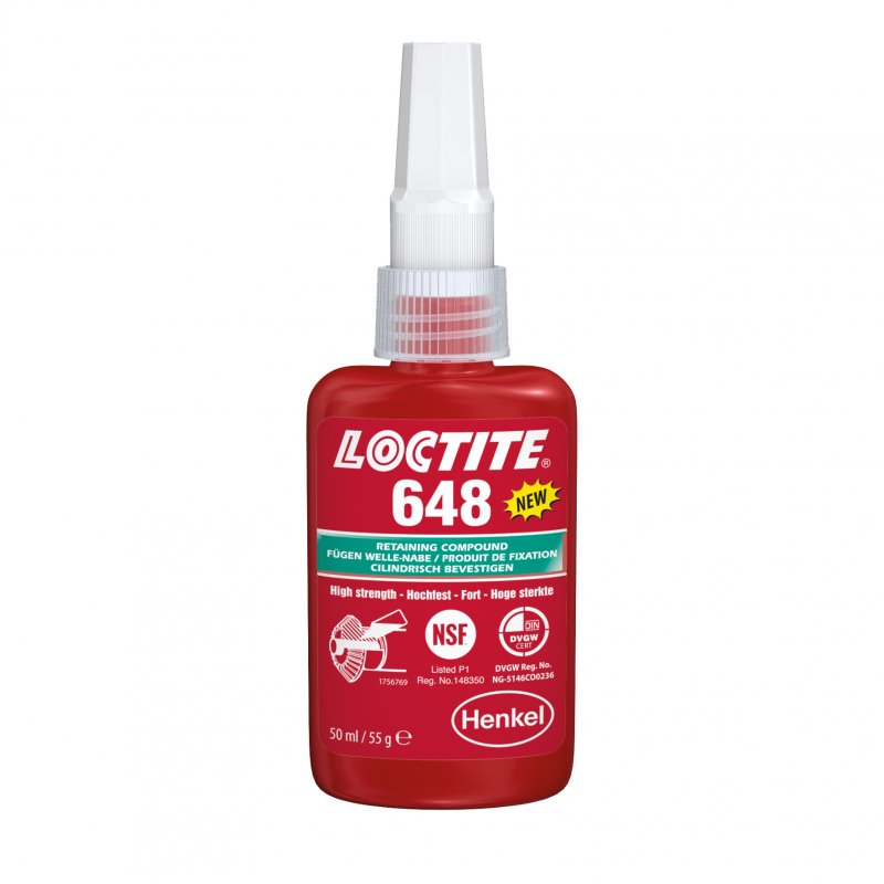 Loctite 648   RETAINER - High strength  - 50 ml | hanak-trade.com