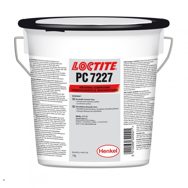 Loctite 7227 Keramický nátěr šedý - 1 kg | hanak-trade.cz