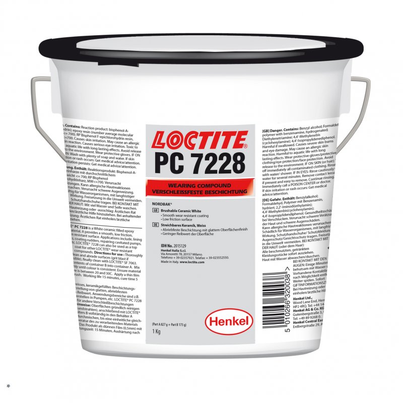 Loctite 7228 Keramický nátěr bílý - 1 kg | hanak-trade.cz