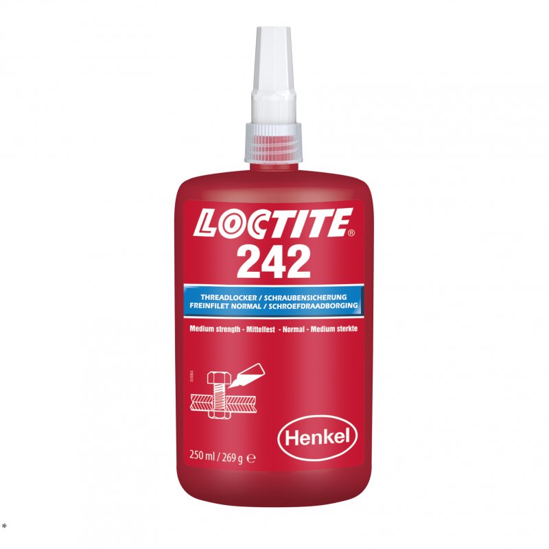 Loctite 242   Schraubensicherung - mittelfest  - 250 ml | hanak-trade.de