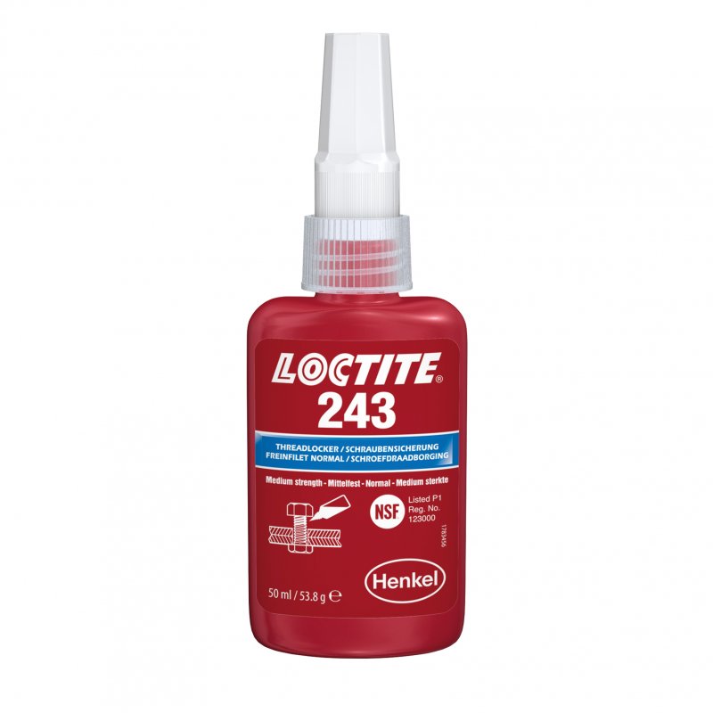 Loctite 243   Threadlocker Medium strength  - 50 ml | hanak-trade.com