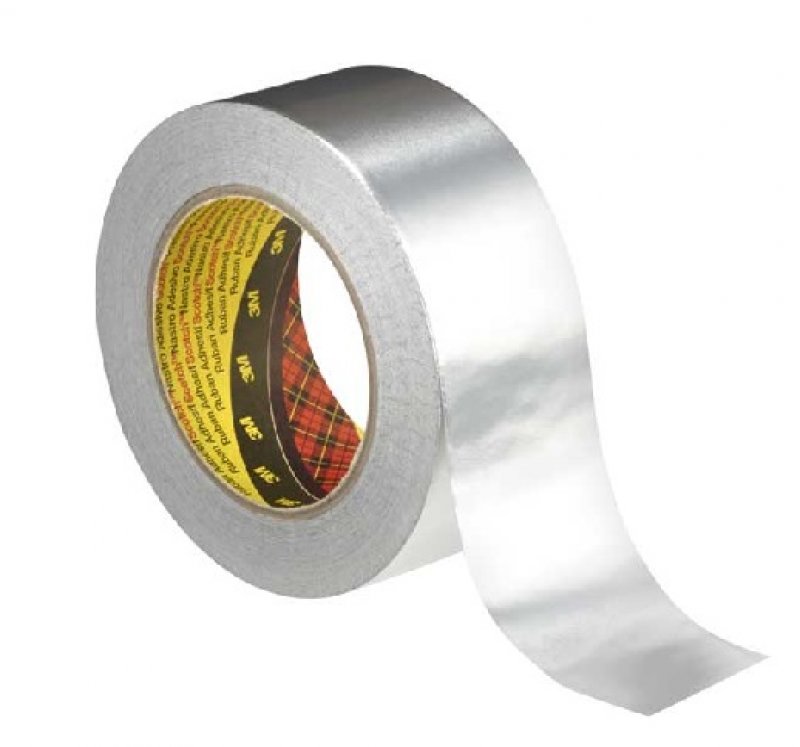 3M 1436 Alu. Foil tape with paper liner, th. 0,075 mm | hanak-trade.de
